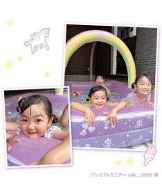 Mother garden マザーガーデン シャワーアーチ付き ユニコーンレインボー プール
