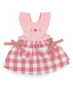 Mother garden マザーガーデン 野いちご フリルエプロン 90cm~110cm ポケット付き