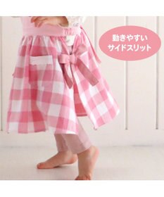 Mother garden マザーガーデン 野いちご フリルエプロン 90cm~110cm ポケット付き