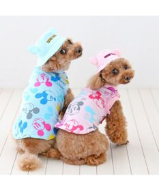 PET PARADISE ディズニー ミニーマウス バケットハット付き Tシャツ 小型犬