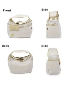 PET PARADISE ソフト メッシュスリング キャリーバッグ 【小型犬】 ブラック / ホワイト