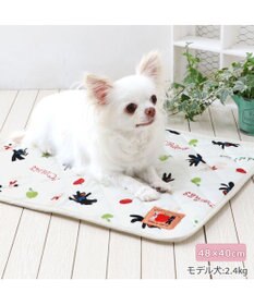 PET PARADISE リサとガスパール 冷感柔らかマット 《リンゴ柄》 Ｓ