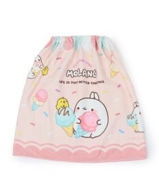Mother garden マザーガーデン MOLANG モラン 水泳 ラップタオル 60×120cm 《アイス柄》