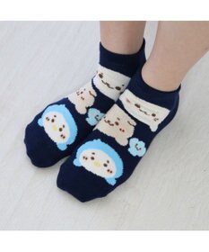 Mother garden しろたん スニーカー丈ソックス 3足セット 21～24cm 《顔ぼんアイス/お友達カラフル/お友達フェイス》