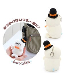 Mother garden しろたん ついてきちゃう ぬいぐるみ キーホルダー 《ムッシュたん》