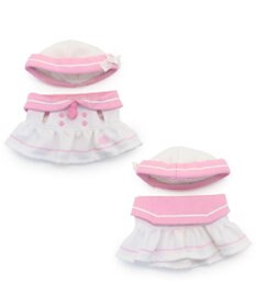 Mother garden しろたん ついてきちゃうマスコット用 着せ替え服  《マリン服 ピンク》 単品