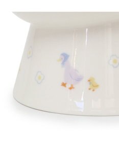 PET PARADISE ペットパラダイス 猫 高さのあるえさ皿 《あひる》