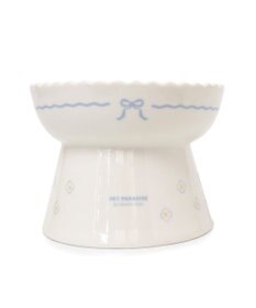 PET PARADISE ペットパラダイス 猫 高さのあるえさ皿 《あひる》