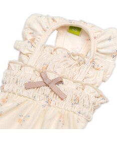 PET PARADISE ペットパラダイス エコメッシュ ワンピース《小花柄 イエロー》 小型犬