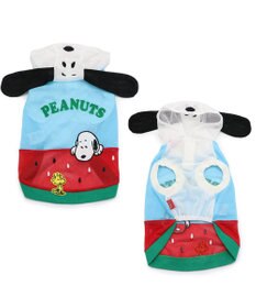 PET PARADISE 犬の服 春夏 スヌーピー スイカ柄 メッシュ パーカー【中型犬】