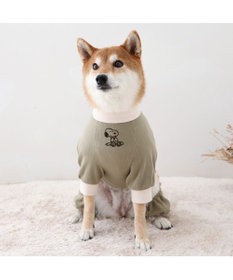 PET PARADISE スヌーピー  プレミアムペティヒート ねむ ロンパース 中型犬