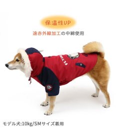 PET PARADISE スヌーピー 遠赤外線 コート 《ボルドー》 中型犬 大型犬