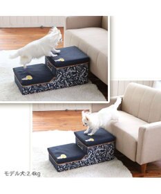 PET PARADISE スヌーピー デニム風ステップ 2段