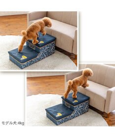 PET PARADISE スヌーピー デニム風ステップ 2段