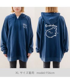 Mother garden しろたん 長袖 ジップパーカー 《フリーダム》 ユニセックス