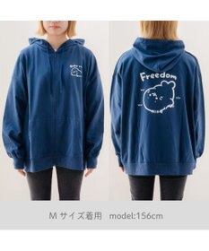 Mother garden しろたん 長袖 ジップパーカー 《フリーダム》 ユニセックス
