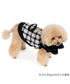 PET PARADISE スヌーピー 黒ツイード ベスト 小型犬