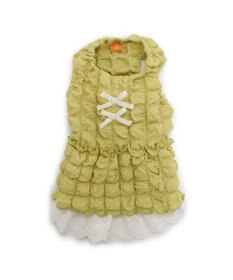 PET PARADISE ペットパラダイス ぽこぽこ ワンピース 《イエロー》 小型犬