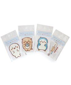 Mother garden しろたん どこでも一緒しろたんステッカー 4枚セット 《しろたん/らっこいぬ/らむね/PUNI》