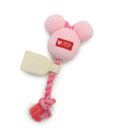 PET PARADISE ディズニー ミニーマウス 風船ロープ トイ 《ピンク》 小型犬