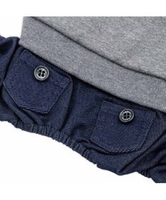 PET PARADISE J.PRESS ロゴ 裏起毛 ロンパース 小型犬