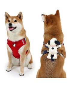 PET PARADISE スヌーピー マスコット付きハーネス SM 中型犬