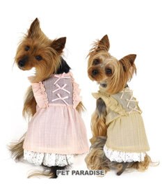 PET PARADISE ペットパラダイス スプリング ワンピース 《イエロー》 超小型犬 小型犬