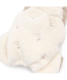 PET PARADISE ペットパラダイス ボア パンツつなぎ 《花刺繍》 小型犬