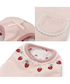 PET PARADISE ペットパラダイス やさしいベスト 《いちご柄》 小型犬