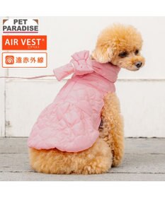 PET PARADISE ペットパラダイス キルティング エアベスト 《チェリー》 小型犬