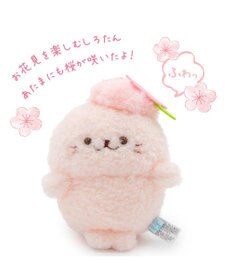 Mother garden しろたん 桜 ぽてぽてマスコット 《しろたん》 単品