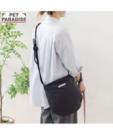 PET PARADISE ペットパラダイス パラコード お散歩ショルダーバッグ  《グレー》