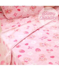Mother garden マザーガーデン くまちゃん柄 あったか シングル毛布 140×200cm