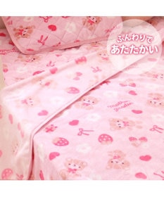 Mother garden マザーガーデン くまちゃん柄 あったか シングル毛布 140×200cm