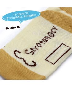 Mother garden しろたん スニーカー丈 クルー丈　靴下 13cm~16cm 2足セット 《しろたんもこもこ顔柄 しろたん顔ぼん柄ベージュ》