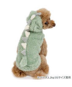 PET PARADISE ペットパラダイス 恐竜 くるふわ なりきり パーカー 小型犬