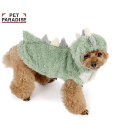 PET PARADISE ペットパラダイス 恐竜 くるふわ なりきり パーカー 小型犬