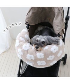 PET PARADISE ペットパラダイス 遠赤外線 ボアカート用クッション 《お花柄》