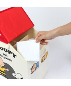 PET PARADISE スヌーピー 赤屋根 収納ボックス