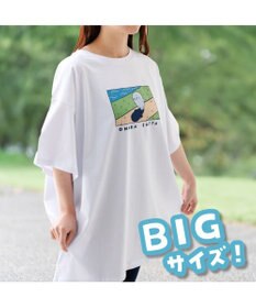 Mother garden しろたん ビッグTシャツ 半袖 《ONAKA SUITA》 フリーサイズ ユニセックス