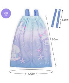 Mother garden マザーガーデン ユニコーン 水泳 ラップタオル 80cm