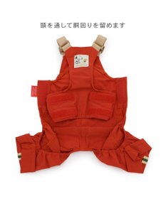 PET PARADISE スヌーピー ウッドストック マスコット付き オーバーオール 小型犬