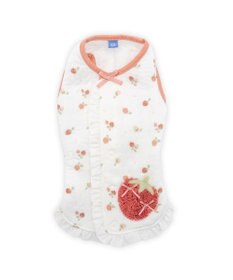 PET PARADISE ペットパラダイス ふわりと キルトベスト 《いちご》 超小型犬 小型犬
