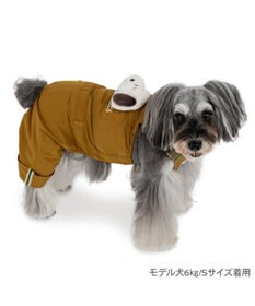 PET PARADISE スヌーピー マスコット付き オーバーオール ブラウン 小型犬