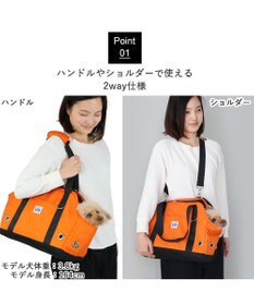 PET PARADISE Ｌｅｅ アウトドアキャリーバッグ  四角 【小型犬】