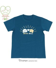 Mother garden しろたん Tシャツ 半袖 《Nicco Nico柄》 紺色　S/M/L/XL レディース メンズ ユニセックス 男女兼用 半袖 あざらし アザラシ かわいい キャラクター マザーガーデン #しろたんＴシャツ2021 父の日 父の日ギフト