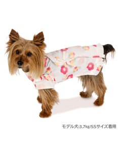 PET PARADISE ペットパラダイス 甚平《梅てまり柄》　小型犬