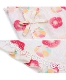 PET PARADISE ペットパラダイス 甚平《梅てまり柄》　小型犬