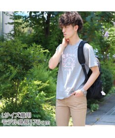 Mother garden しろたん Tシャツ 半袖  《電波がよくないようです柄》 灰色　S/M/L/XL