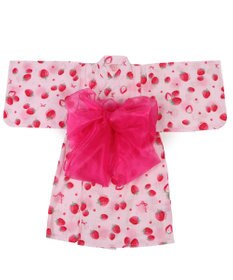 Mother garden マザーガーデン 2024 ワンピース 浴衣 《野いちご 水彩柄》 100/110/120/130/140